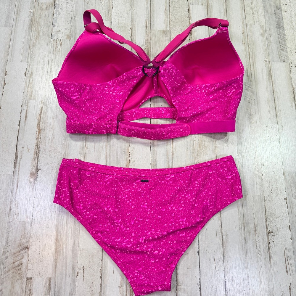 Shefit Luxe Bikini Bottoms Hot Pink Splash Swimwear Size 3XL - Picture 2 of 9